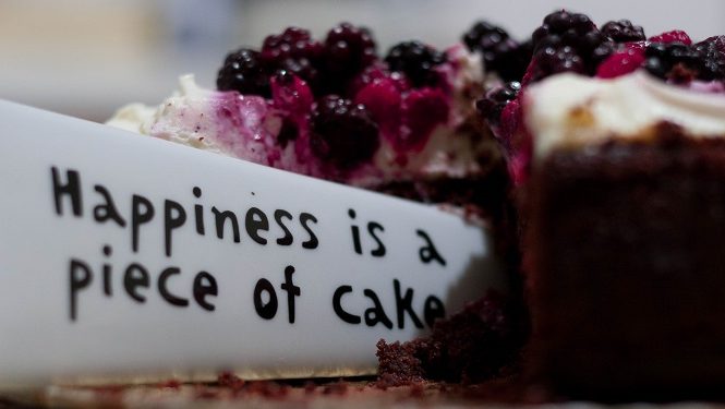 Happiness is cake